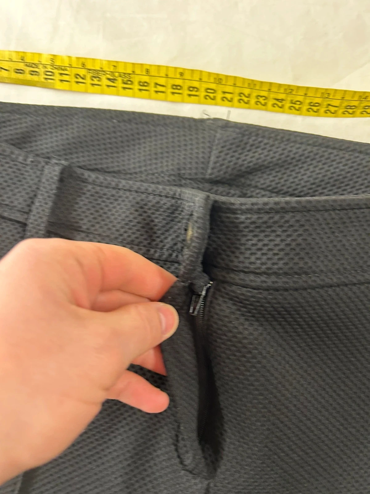 Pantalón recto negro vintage – photo 5